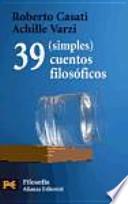 39 (simples) cuentos filosóficos