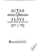 Actas de las Juntas Generales de Alava: 1502-1520