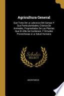 Agricultura General