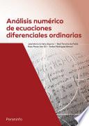 Análisis numérico de ecuaciones diferenciales ordinarias