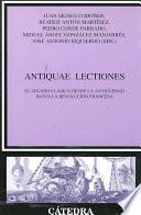 Antiquae lectiones