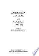 Antología general de Adonais, 1943-68