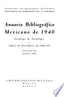 Anuario bibliográfico mexicano