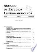 Anuario de estudios centroamericanos