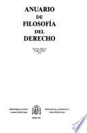 Anuario de filosofía del derecho