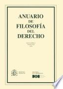 Anuario Filosofía del Derecho 2000, nueva época, tomo XVII