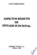 Aspectos básicos de sintaxis funcional