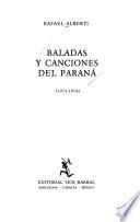 Baladas y canciones del Paraná, 1953-1954