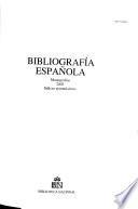 Bibliografía española