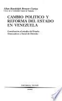 Cambio político y reforma del estado en Venezuela