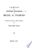 Cartas á Miguel de Unamuno