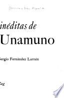 Cartas inéditas de Miguel de Unamuno