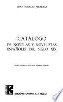 Catálogo de novelas y novelistas españoles del siglo XIX