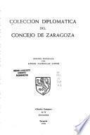 Colección diplomática del Concejo de Zaragoza: Años 1276-1285