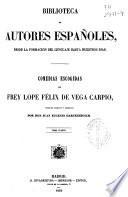 Comedias Escogidas de Frey Lope Félix de Vega Carpio