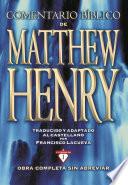 Comentario Bíblico Matthew Henry