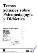 Congreso de Educación: Temas actuales sobre psicopedagogía y didáctica