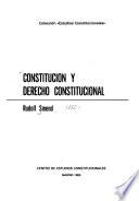 Constitución y derecho constitucional