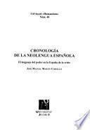 Cronología de la neolengua española