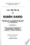 Cuadernos de divulgación de la obra de Darío para la instrucción pública ...