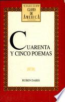 Cuarenta y cinco poemas