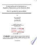 Cultura política de la democracia en República Dominicana, 2012