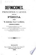 Definiciones, principios y leyes de la física