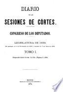 Diario de las sesiones de Cortes