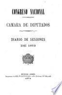 Diario de sesiones de la Cámara de Diputados