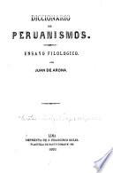 Diccionario de peruanismos