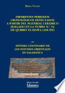 Diferentes periodos cronológicos detectados a partir del material cerámico hallado en la tumba n.º 34 de Qubbet el-Hawa (Asuán)