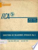 Directorio de Relaciones Oficiales No. 8