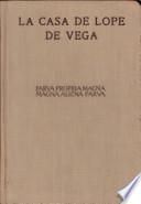 El Hogar de Lope de Vega