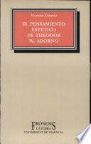 El pensamiento estetico de Theodor W. Adorno/ The aesthetic thought of Theodor W. Adorno