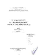 El renacimiento de la narración oral en Italia y España (1985-2005)