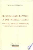 El socialismo español y los intelectuales