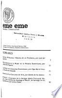 Eme eme; estudios dominicanos