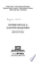 Entrevistas a Gastón Baquero