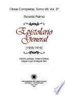 Epistolario general: 1905-1919