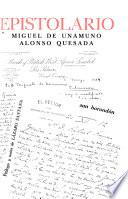 Epistolario: Miguel de Unamuno [y] Alonso Quesada