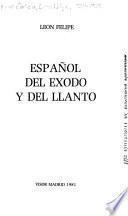 Español del éxodo y del llanto