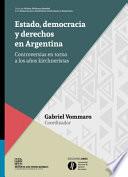 Estado, democracia y derechos en Argentina