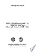 Estructuras agrarias y de poder en Castilla