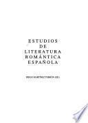 Estudios de literatura romántica española