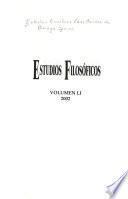 Estudios filosóficos