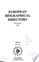 European Biographical Directory