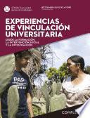 Experiencias de vinculación universitaria desde la formación, la intervención social y la investigación (Complexus 10)