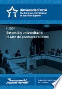 Extensión universitaria: el arte de promover cultura (curso 1)