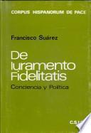 Francisco Suárez, De iuramento fidelitatis