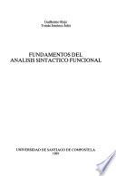 Fundamentos del análisis sintáctico funcional